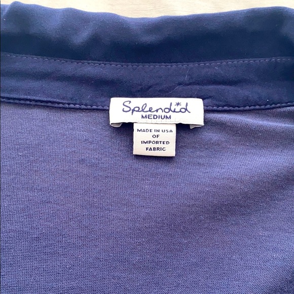 Splendid Navy Blouse - Picture 2 of 3